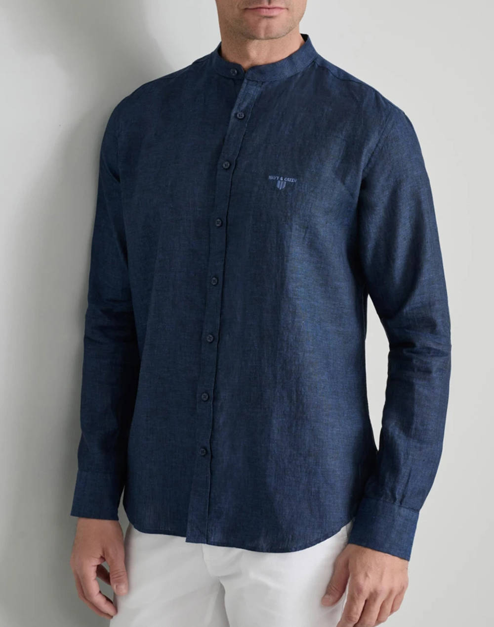 NAVY&GREEN CAMASA ΜΑΟ COMFORT FIT