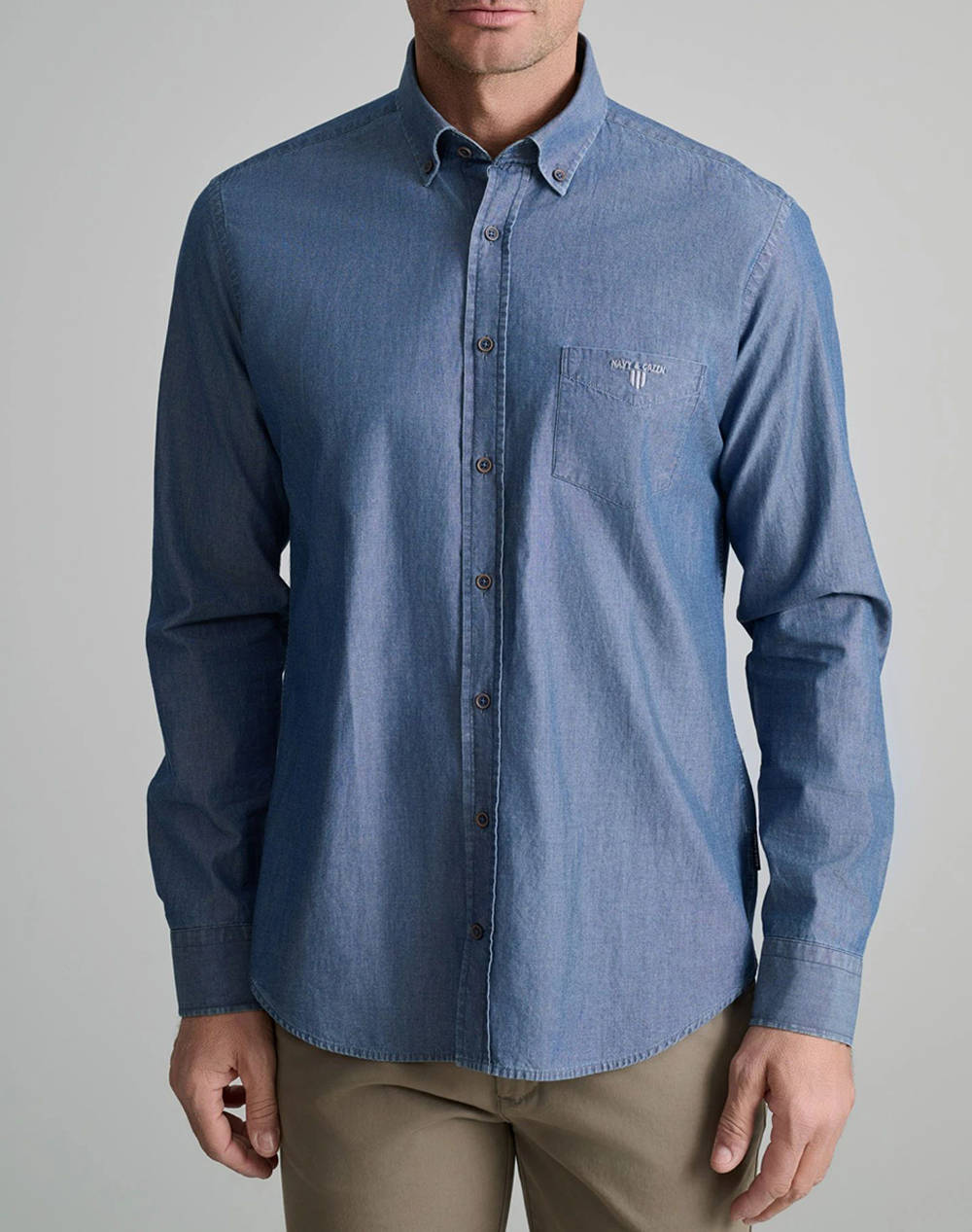 NAVY&GREEN CAMASA COMFORT FIT
