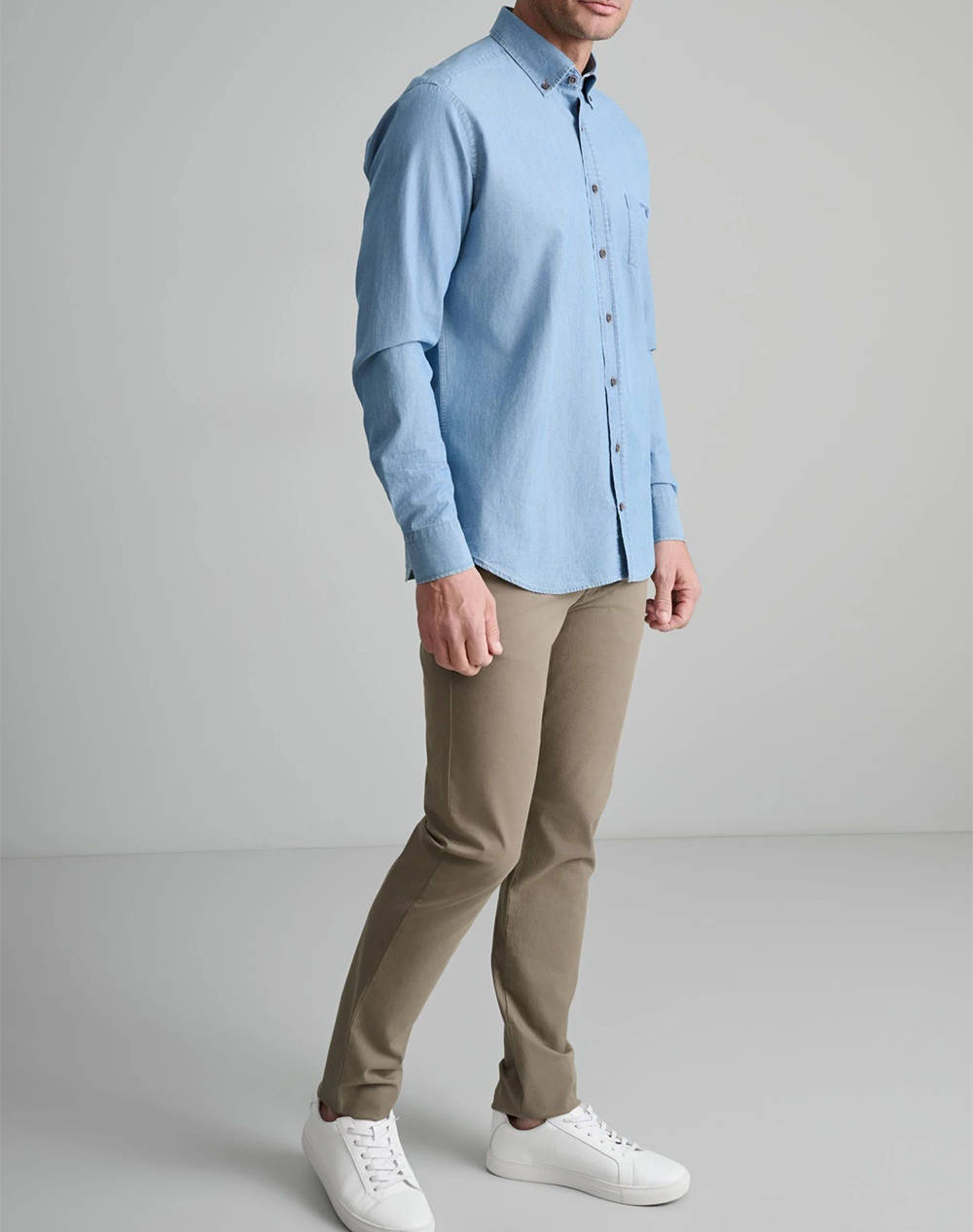 NAVY&GREEN CAMASA COMFORT FIT