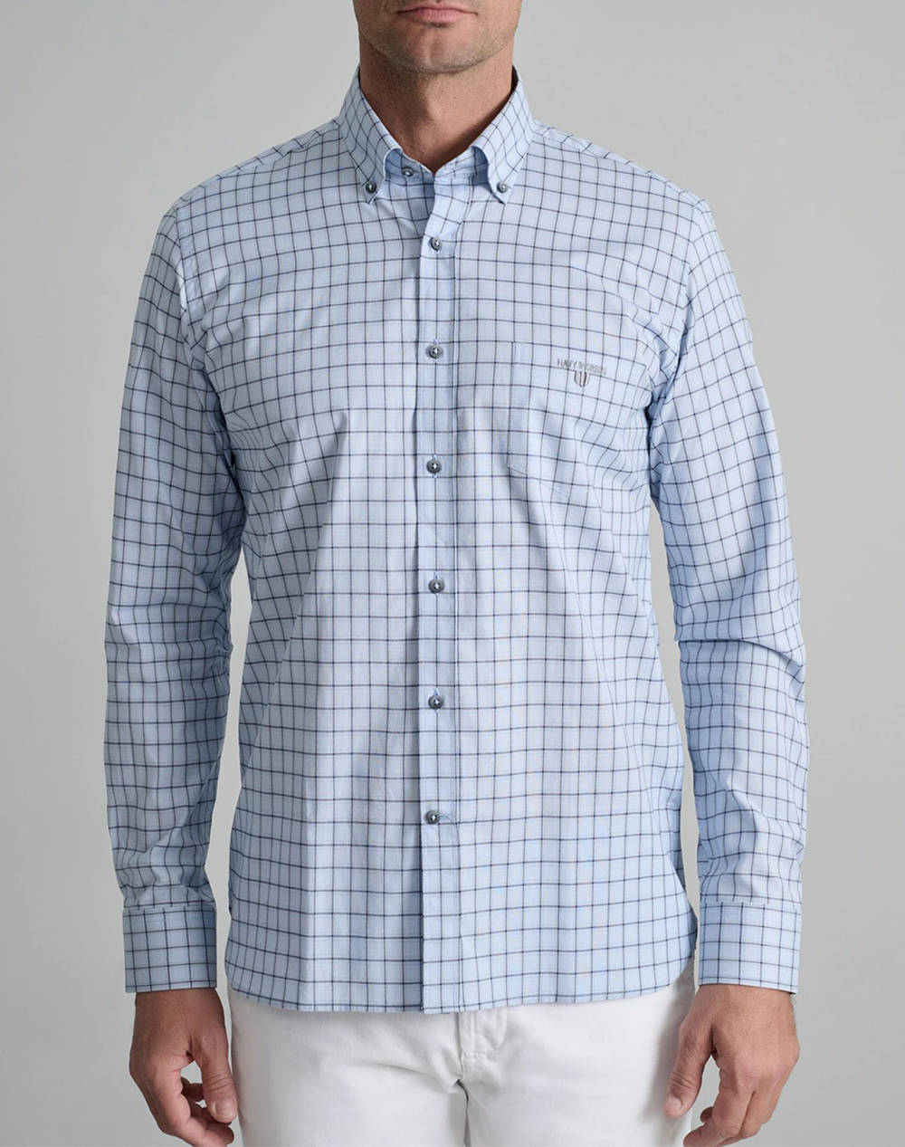 NAVY&GREEN CAMASA COMFORT FIT