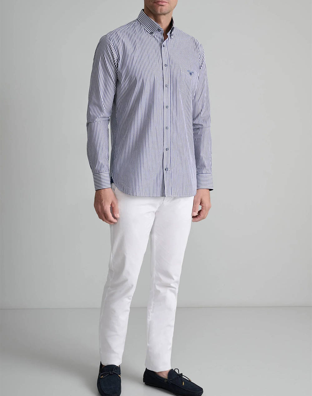 NAVY&GREEN CAMASA COMFORT FIT