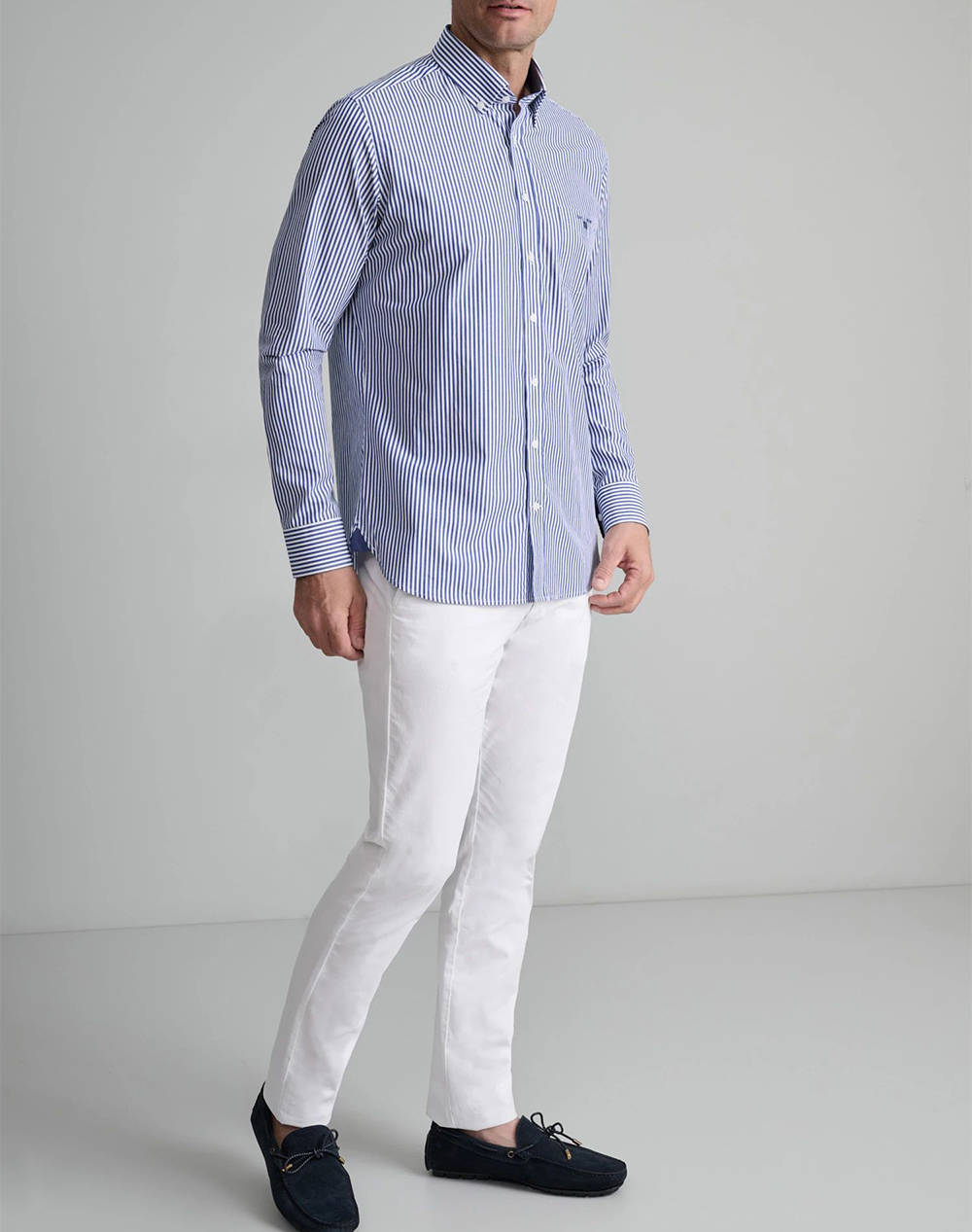 NAVY&GREEN CAMASA COMFORT FIT