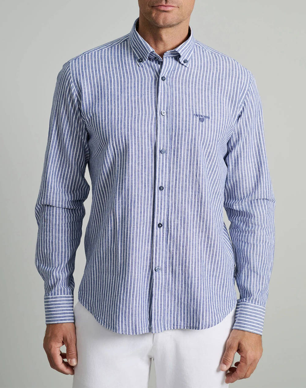 NAVY&GREEN CAMASA COMFORT FIT