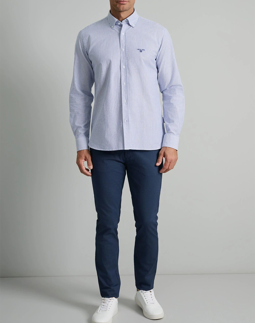 NAVY&GREEN CAMASA COMFORT FIT