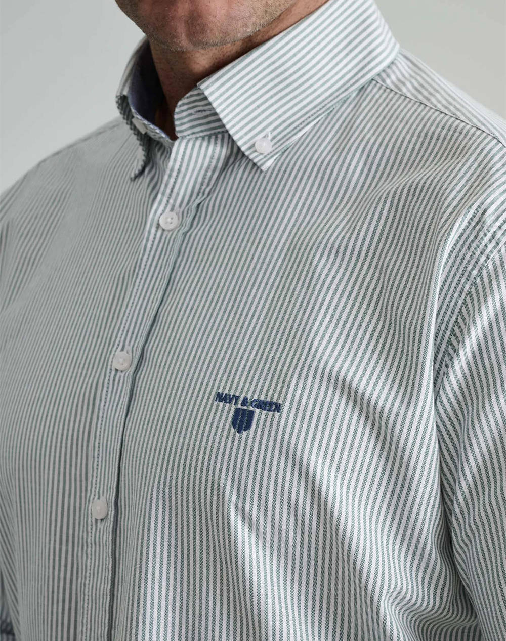 NAVY&GREEN CAMASA COMFORT FIT