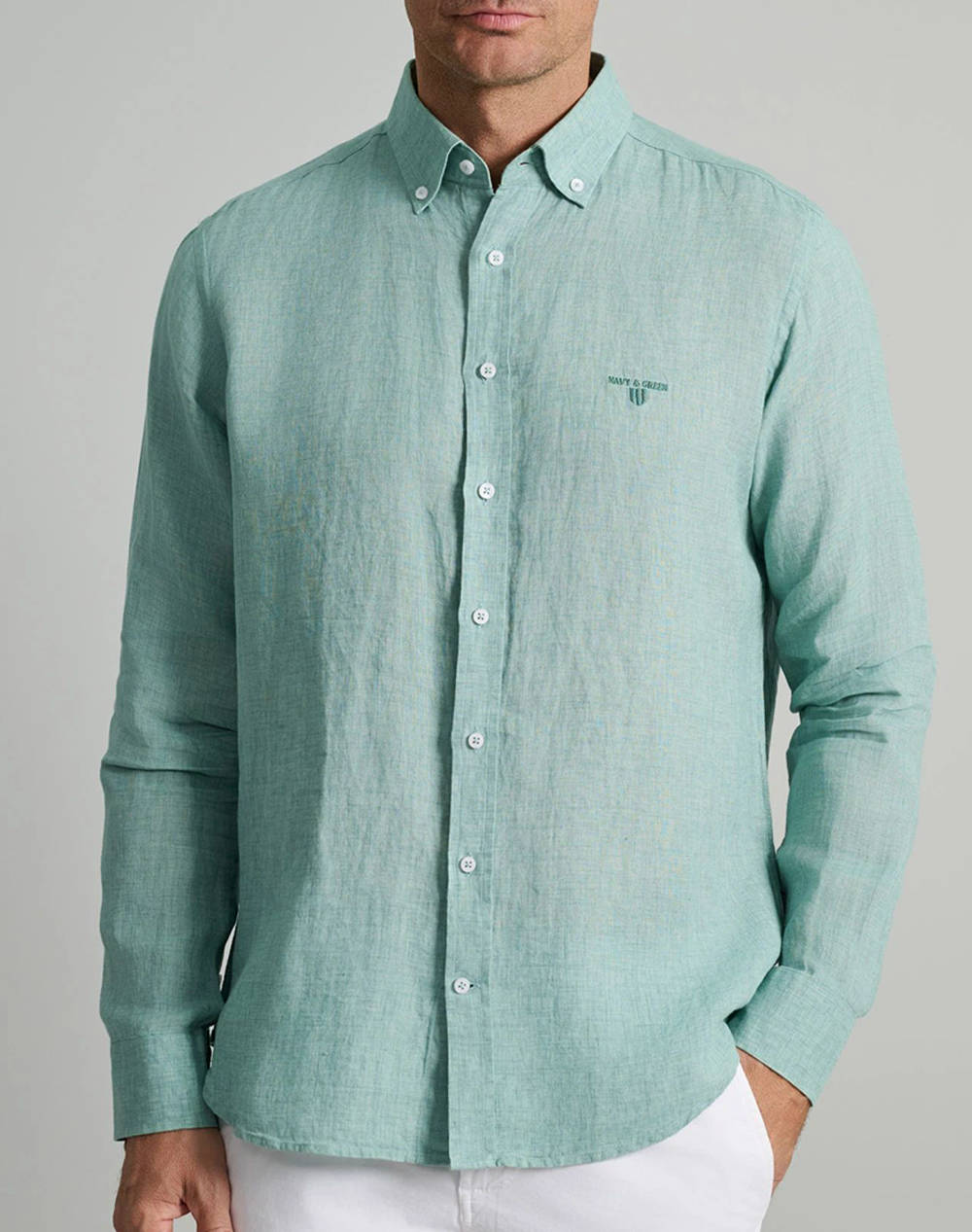 NAVY&GREEN CAMASA COMFORT FIT