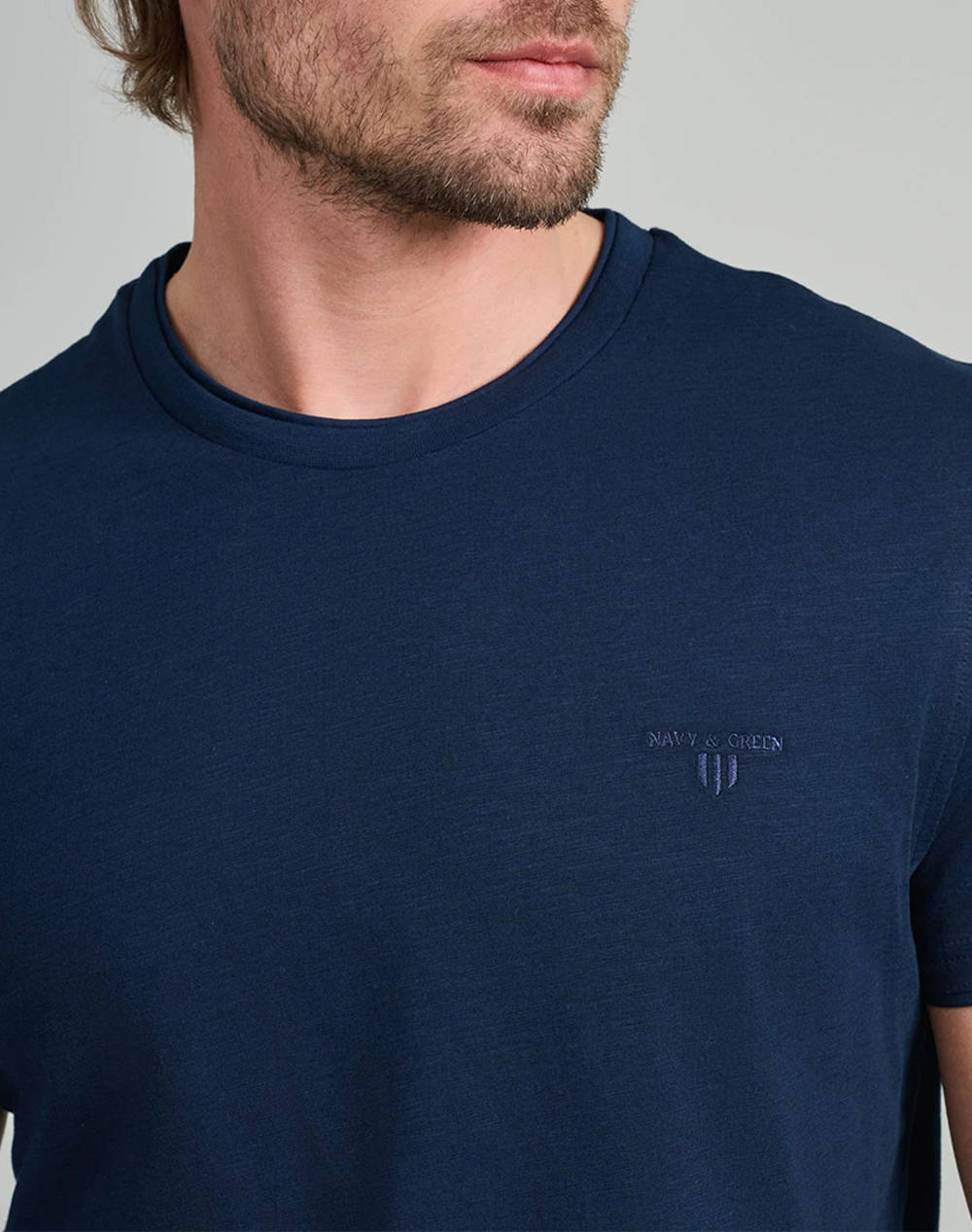 NAVY&GREEN BLUZA DECOLTEU