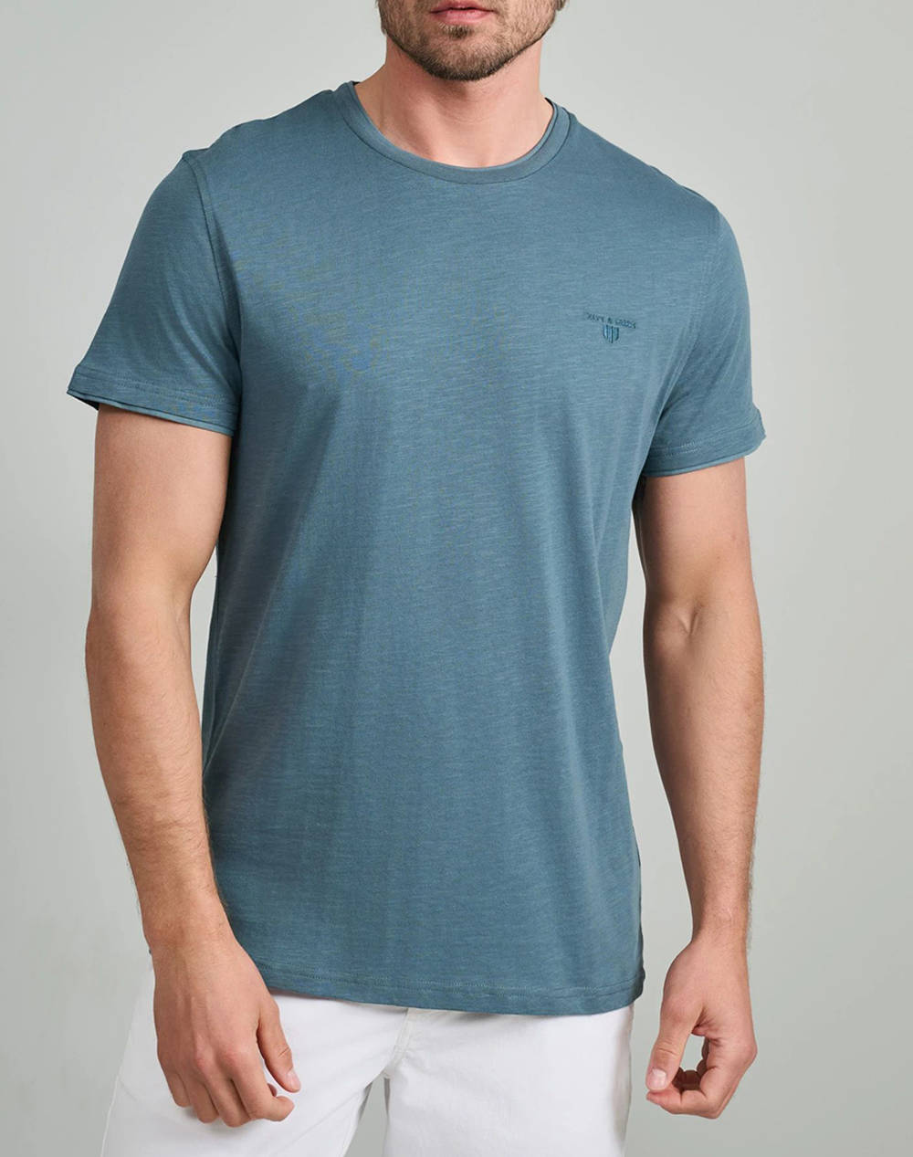 NAVY&GREEN BLUZA DECOLTEU