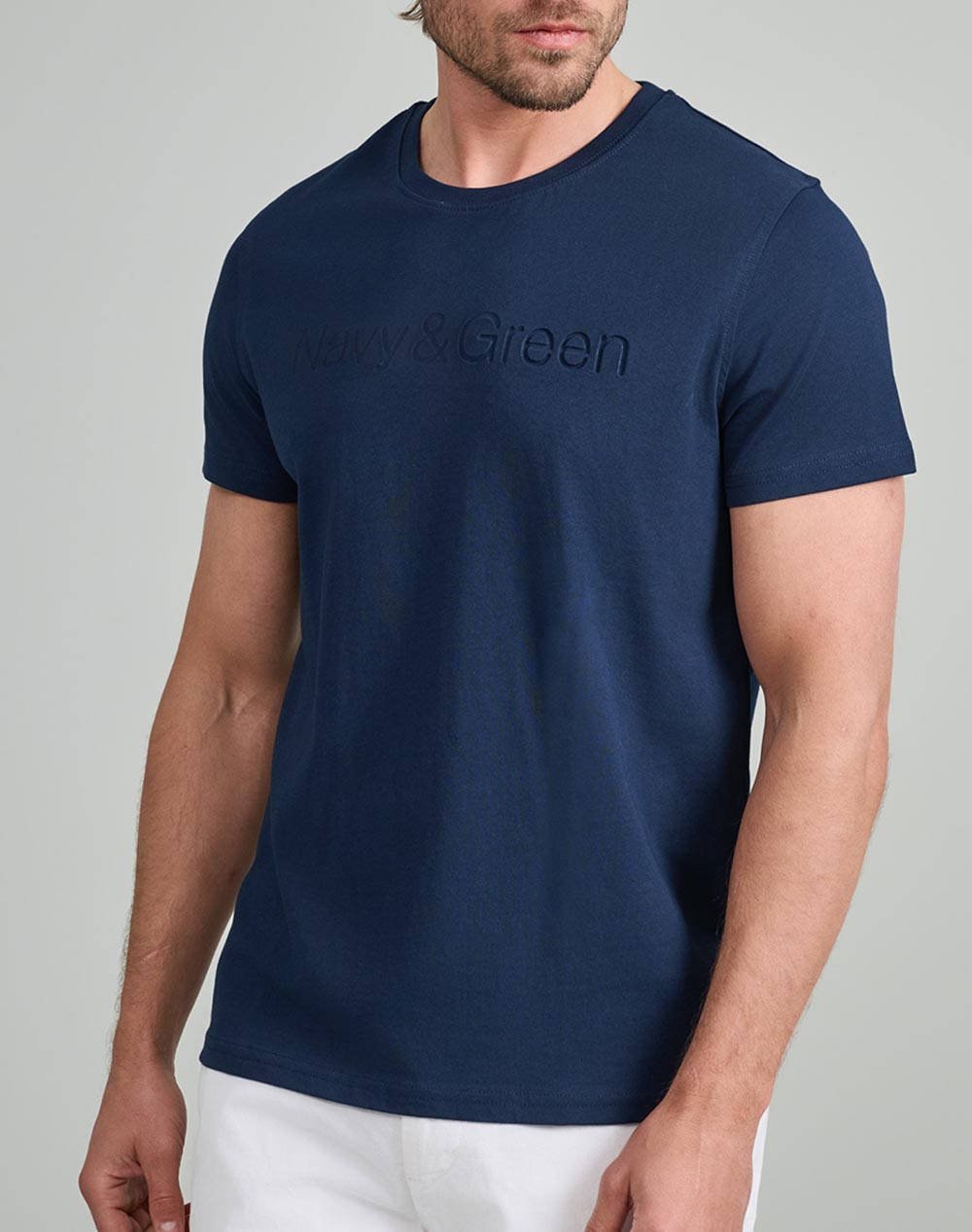 NAVY&GREEN BLUZA DECOLTEU