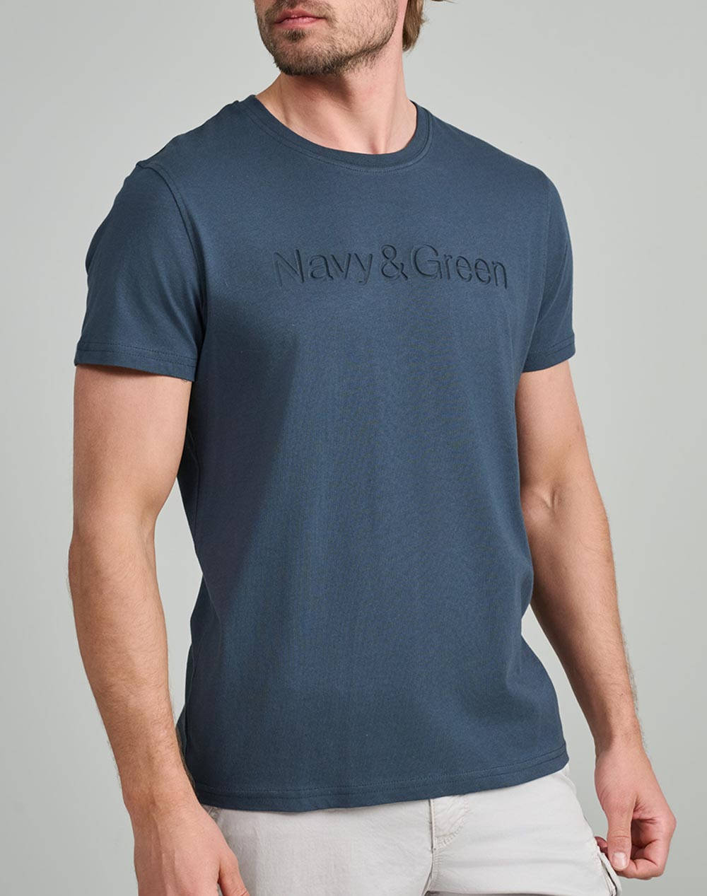 NAVY&GREEN BLUZA DECOLTEU