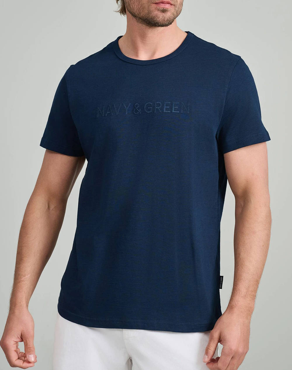 NAVY&GREEN BLUZA DECOLTEU