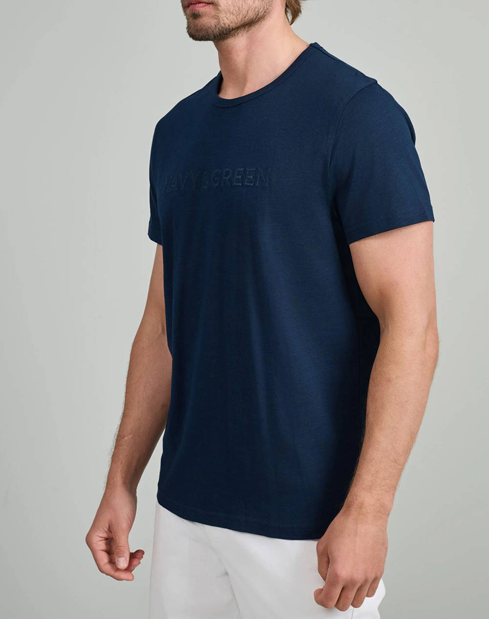 NAVY&GREEN BLUZA DECOLTEU