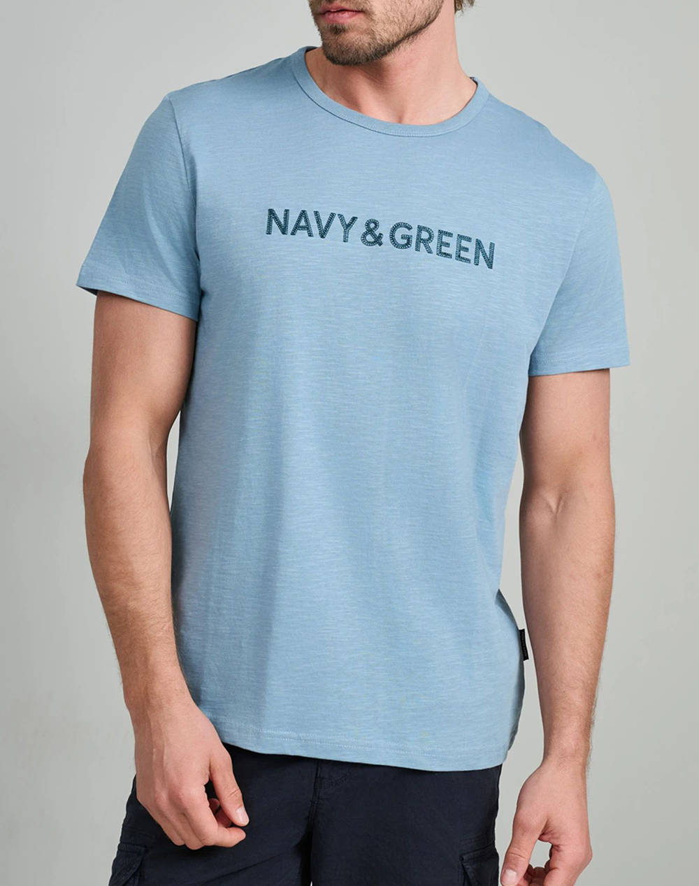 NAVY&GREEN BLUZA DECOLTEU