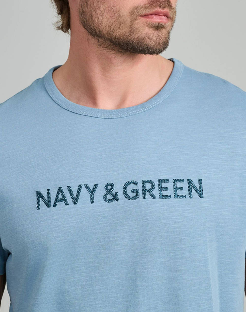NAVY&GREEN BLUZA DECOLTEU