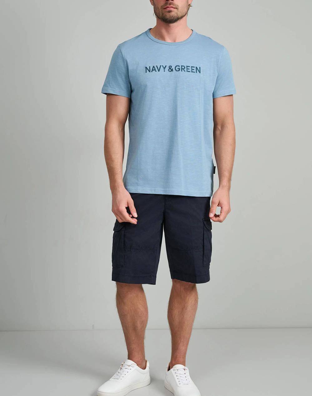 NAVY&GREEN BLUZA DECOLTEU