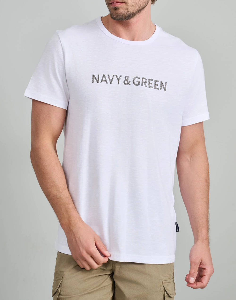 NAVY&GREEN BLUZA DECOLTEU