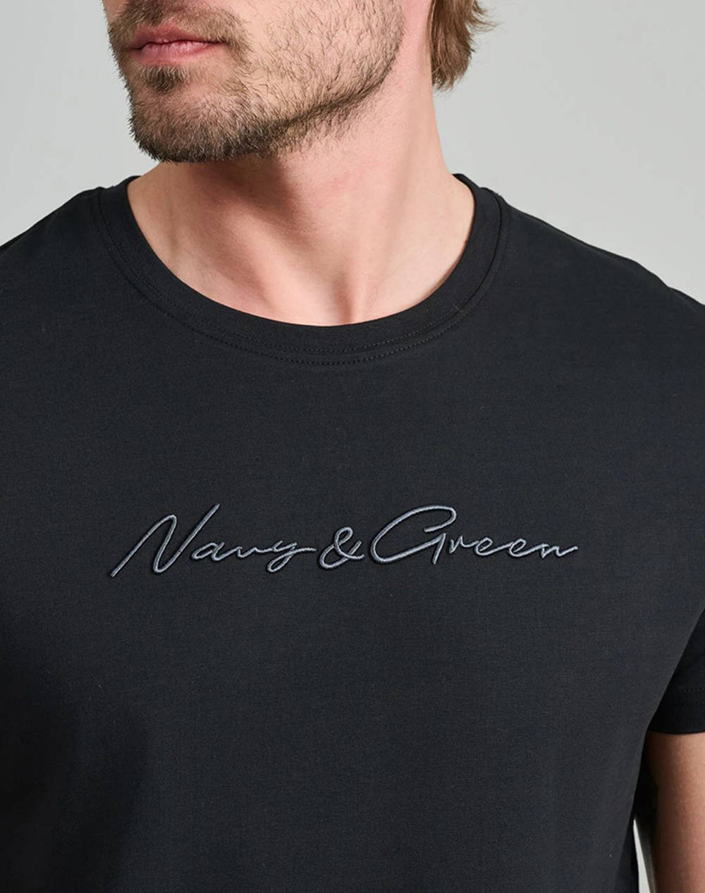 NAVY&GREEN BLUZA DECOLTEU