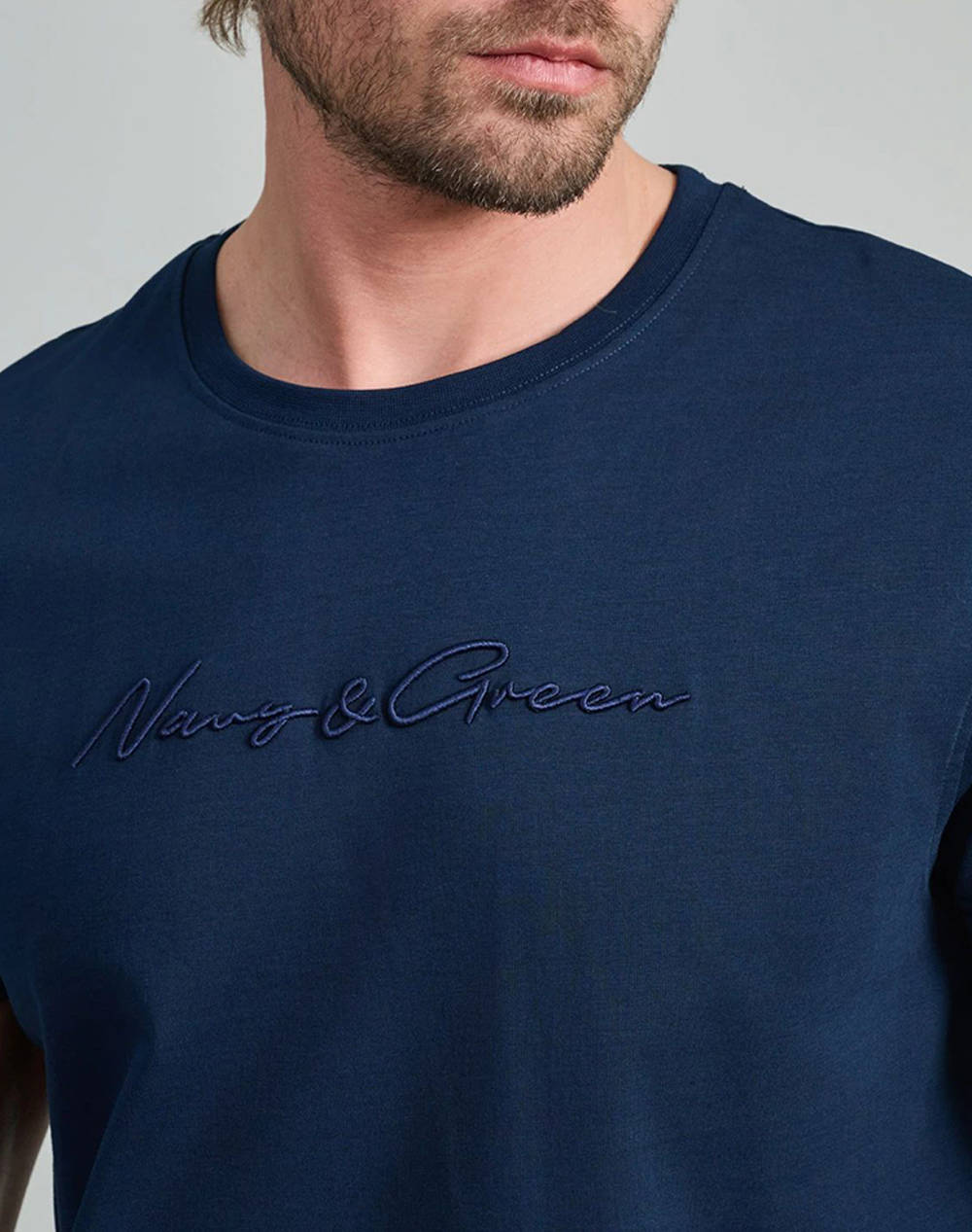 NAVY&GREEN BLUZA DECOLTEU
