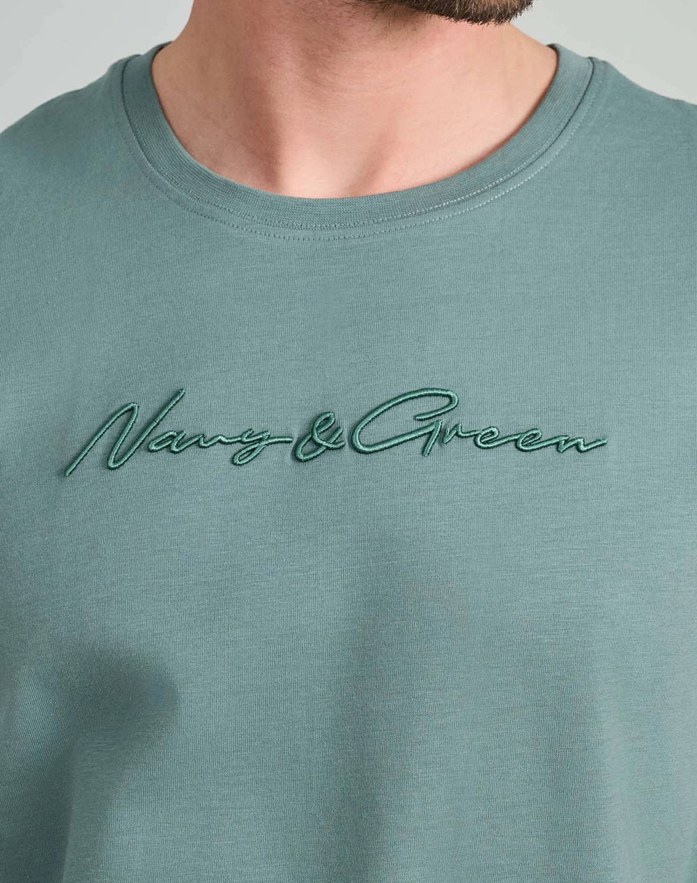 NAVY&GREEN BLUZA DECOLTEU