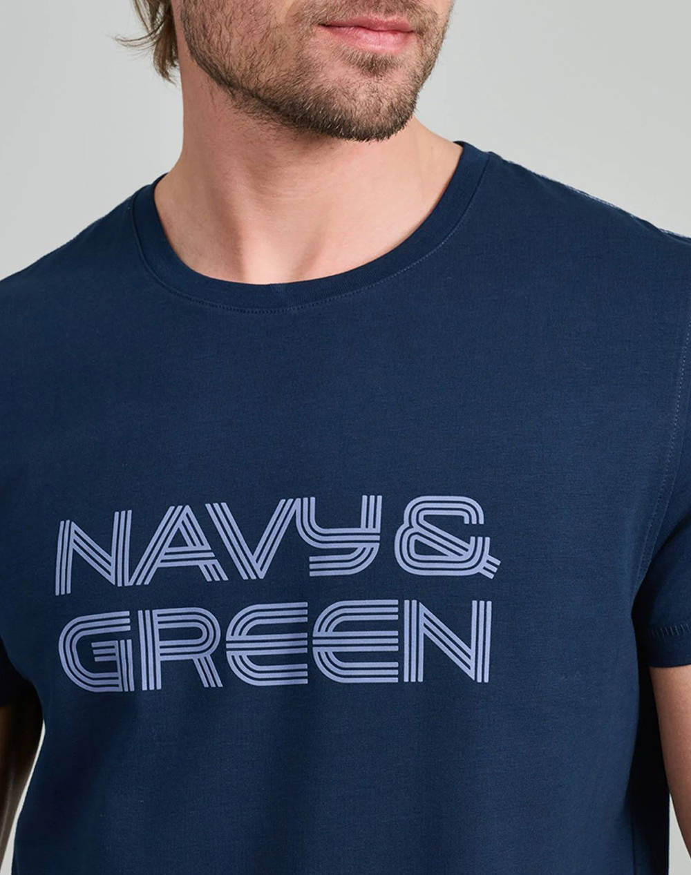 NAVY&GREEN BLUZA DECOLTEU