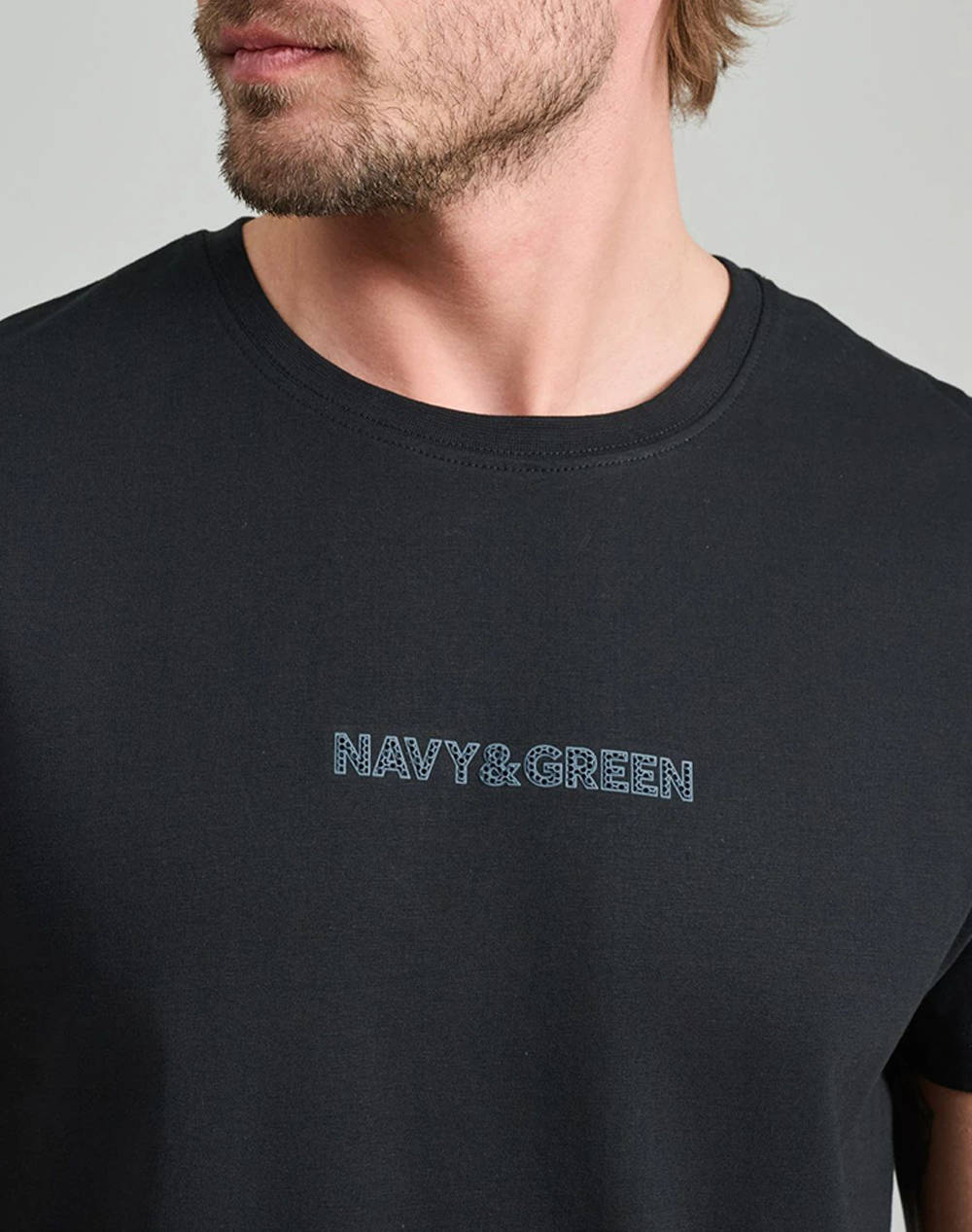 NAVY&GREEN BLUZA DECOLTEU