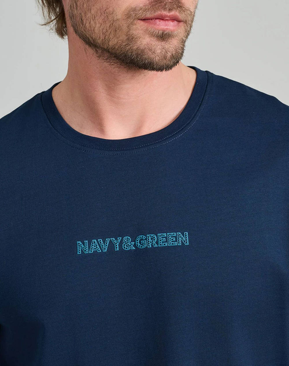 NAVY&GREEN BLUZA DECOLTEU