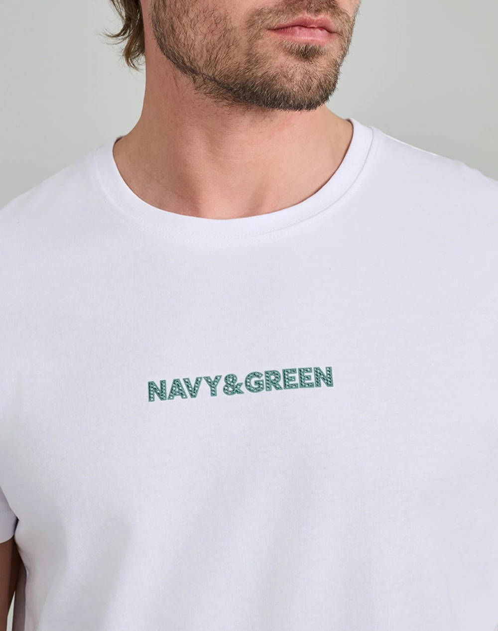 NAVY&GREEN BLUZA DECOLTEU
