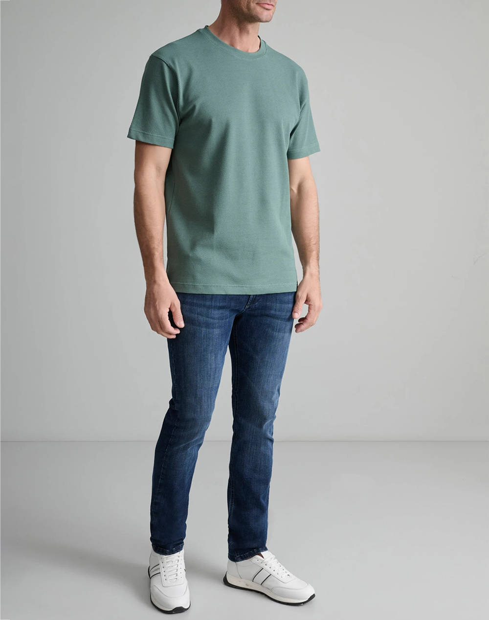 NAVY&GREEN BLUZA DECOLTEU
