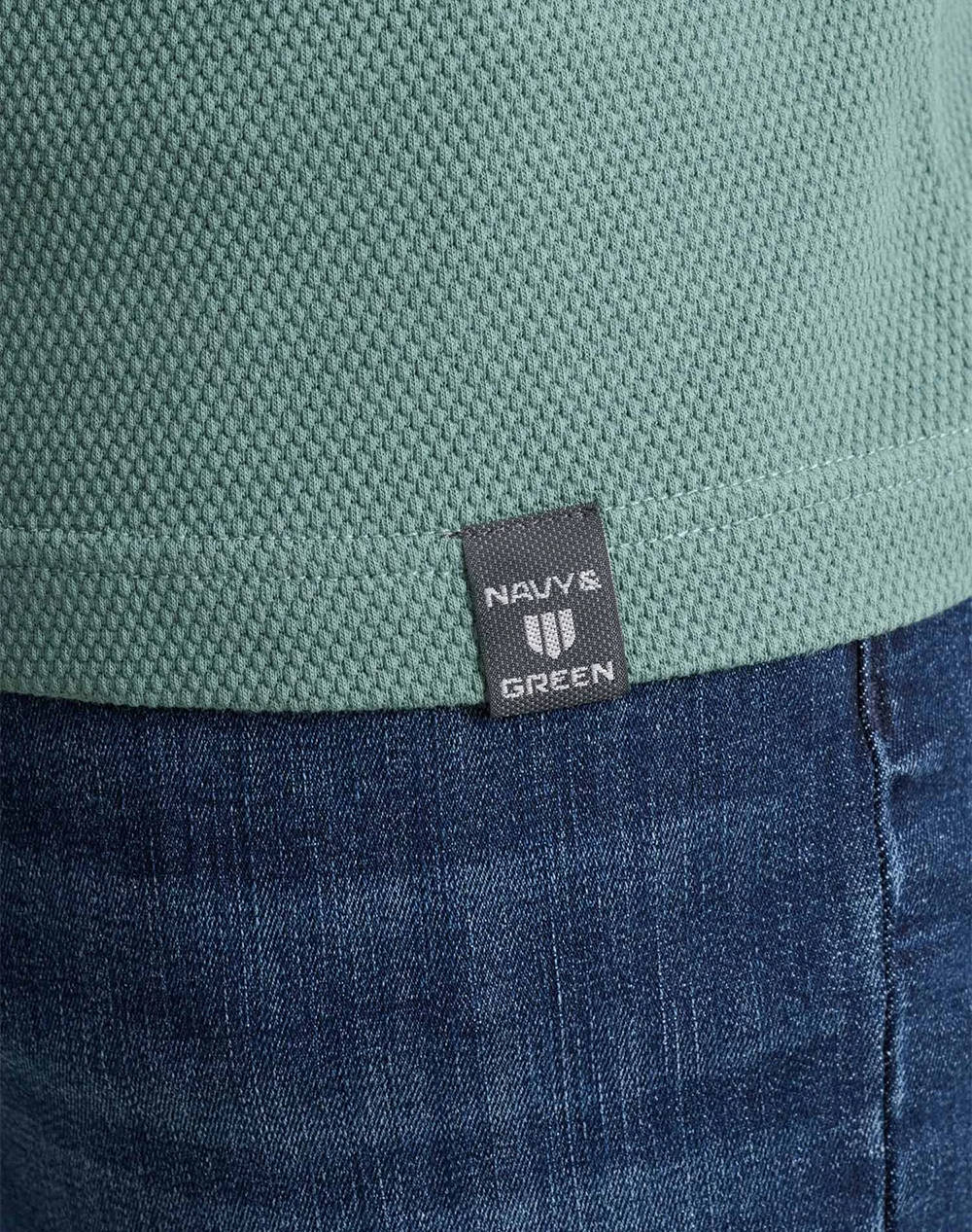 NAVY&GREEN BLUZA DECOLTEU