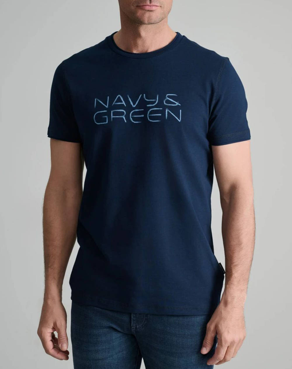 NAVY&GREEN BLUZA DECOLTEU