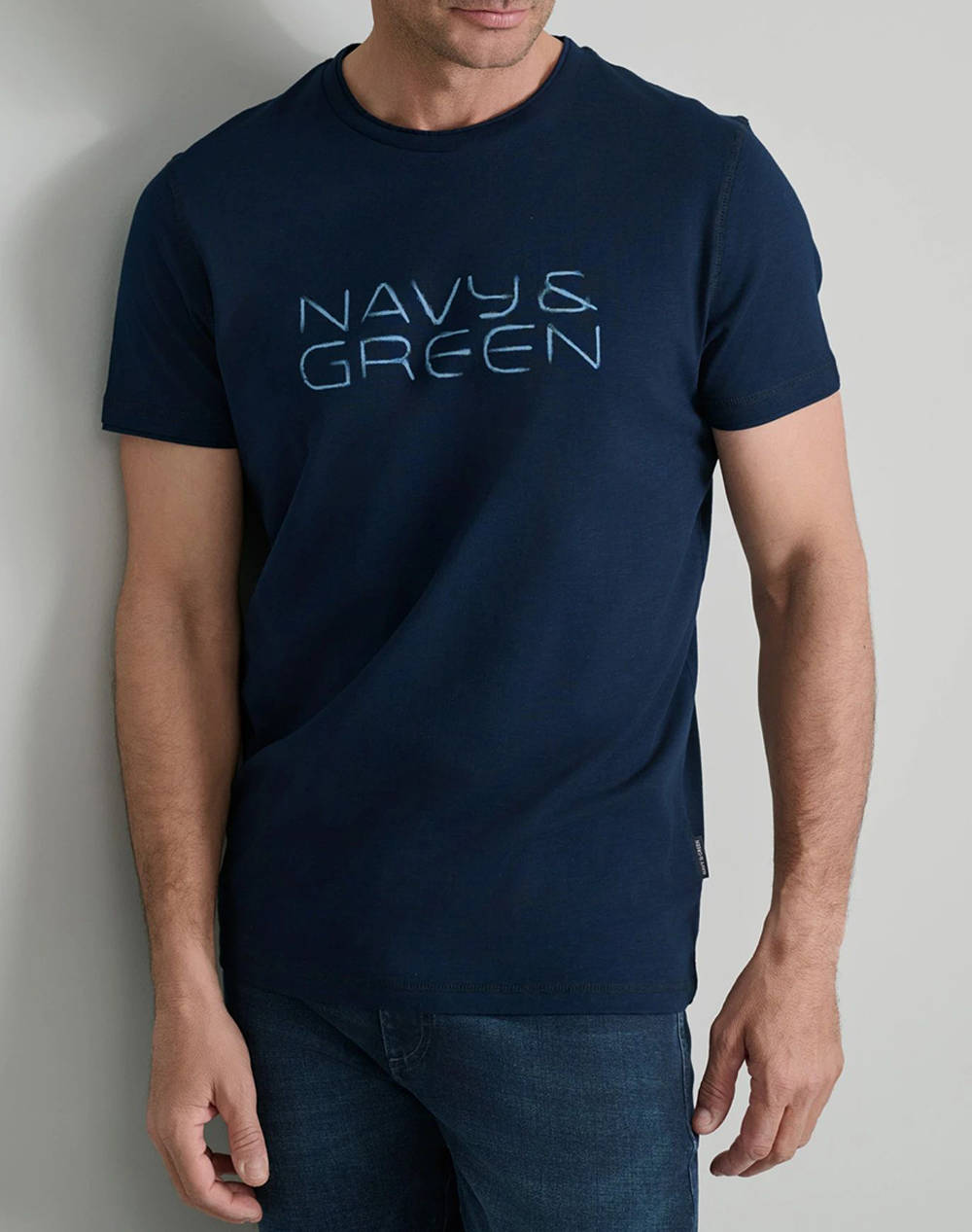NAVY&GREEN BLUZA DECOLTEU