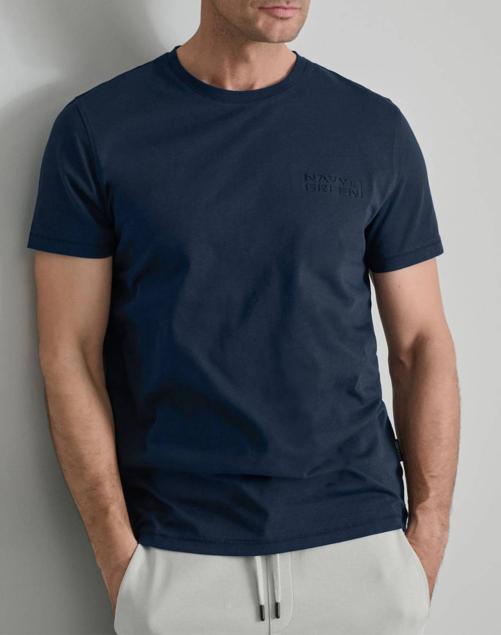 NAVY&GREEN BLUZA DECOLTEU