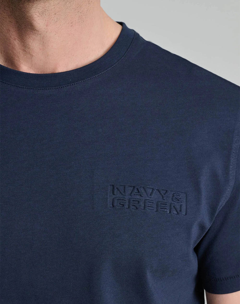 NAVY&GREEN BLUZA DECOLTEU