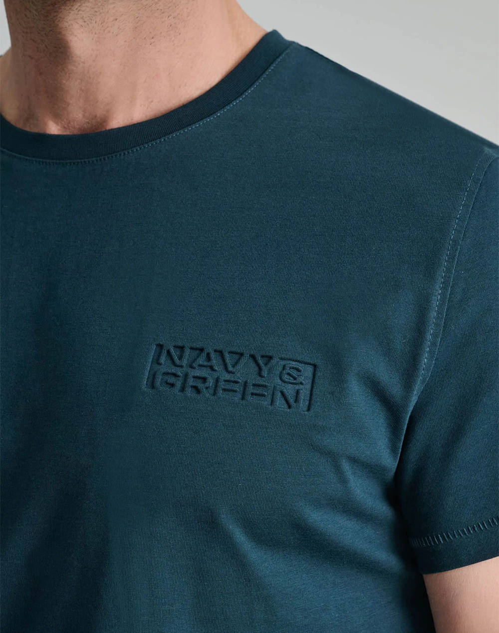 NAVY&GREEN BLUZA DECOLTEU