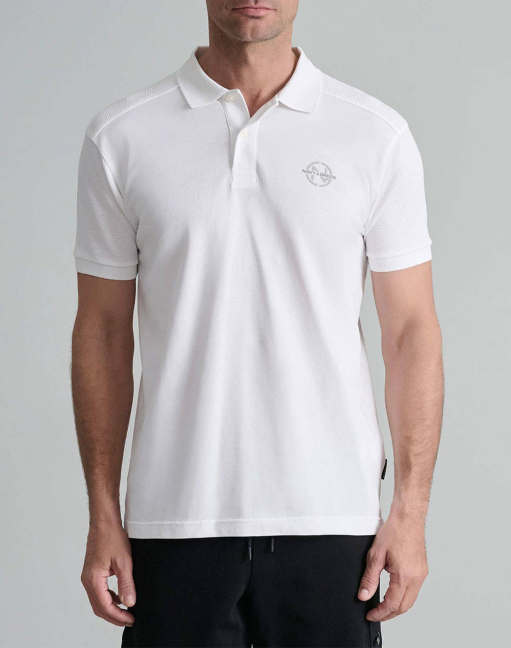NAVY&GREEN BLUZA POLO