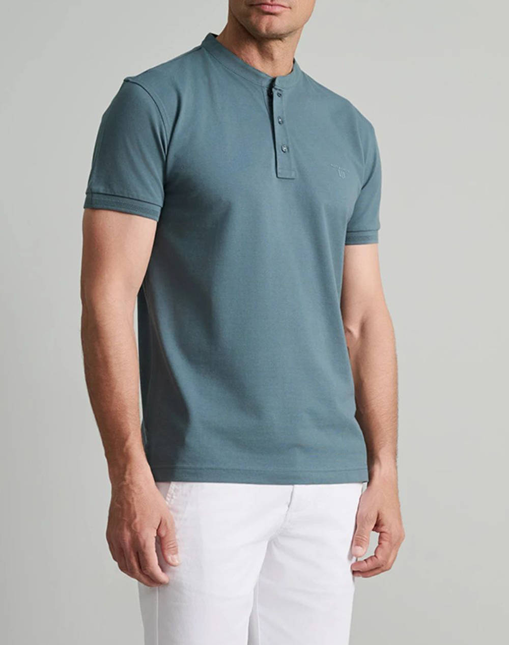 NAVY&GREEN BLUZA CU NASTURE, YOUNG LINE