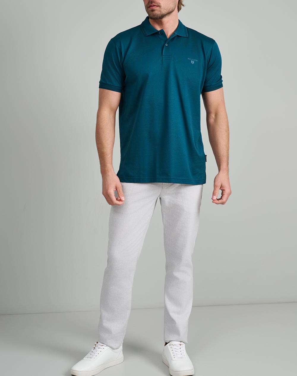 NAVY&GREEN BLUZA POLO