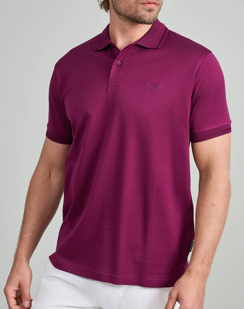 NAVY&GREEN BLUZA POLO