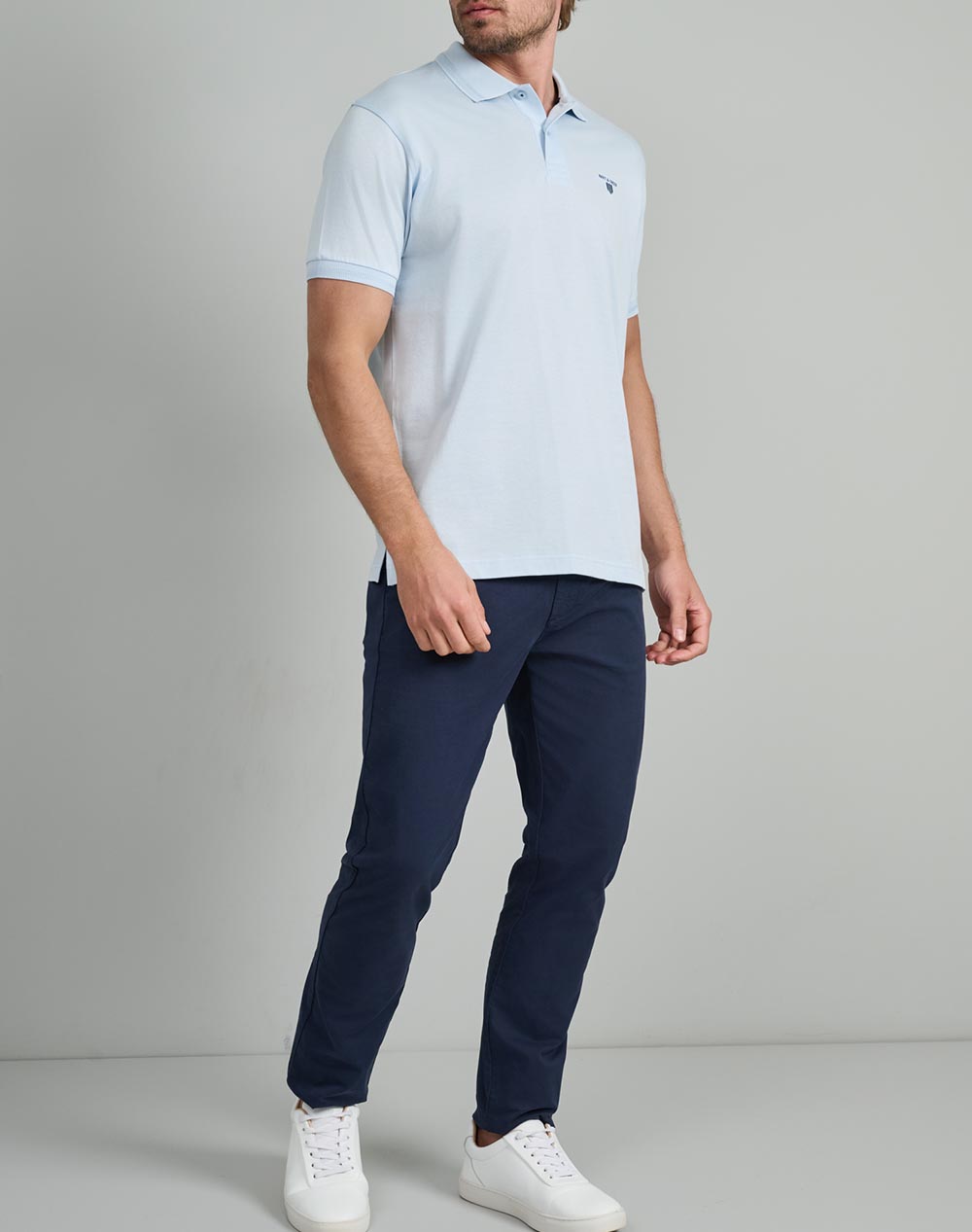 NAVY&GREEN BLUZA POLO