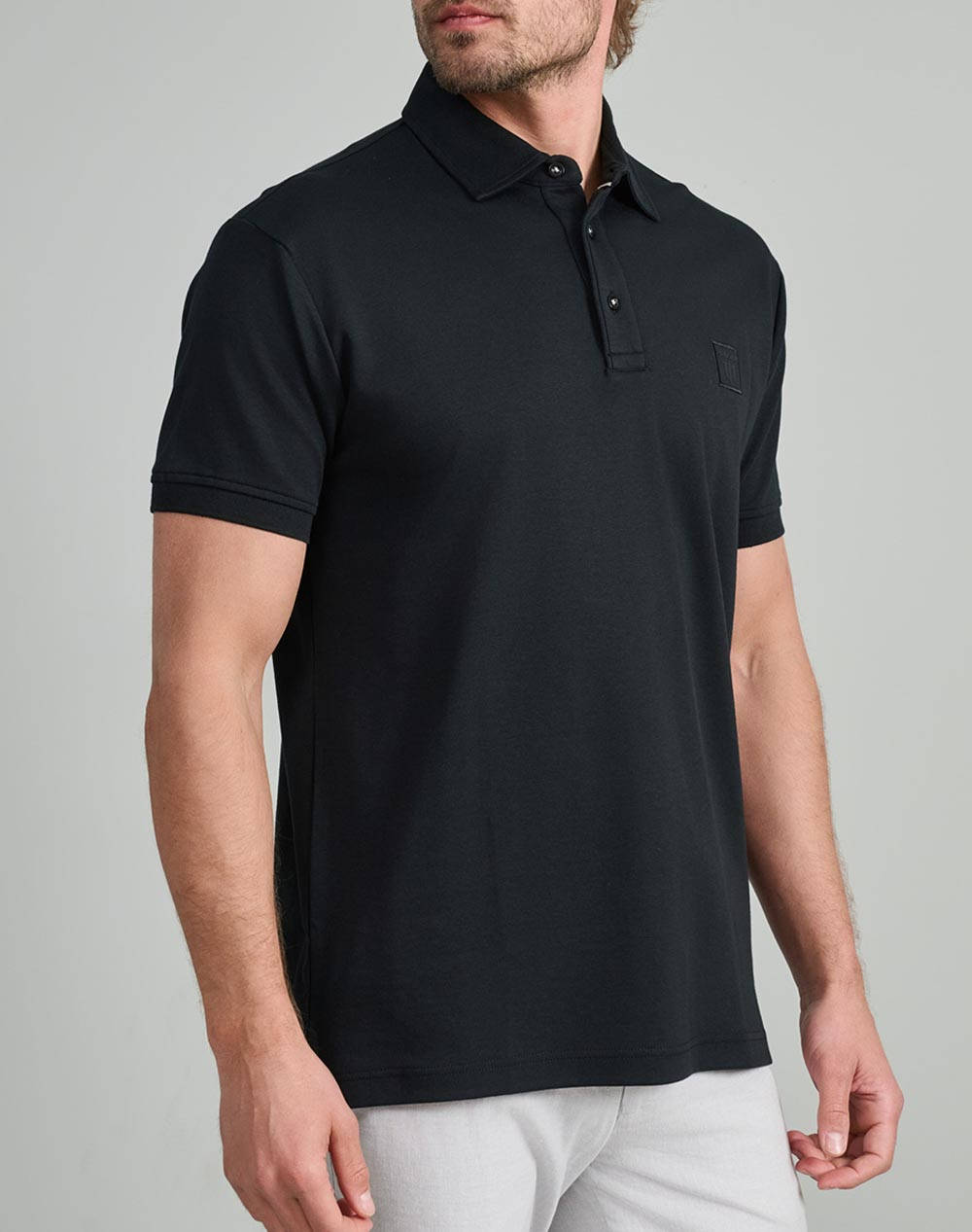 NAVY&GREEN BLUZA POLO
