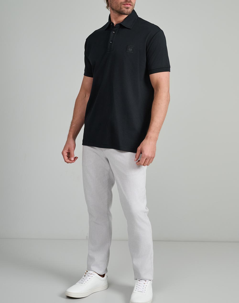 NAVY&GREEN BLUZA POLO
