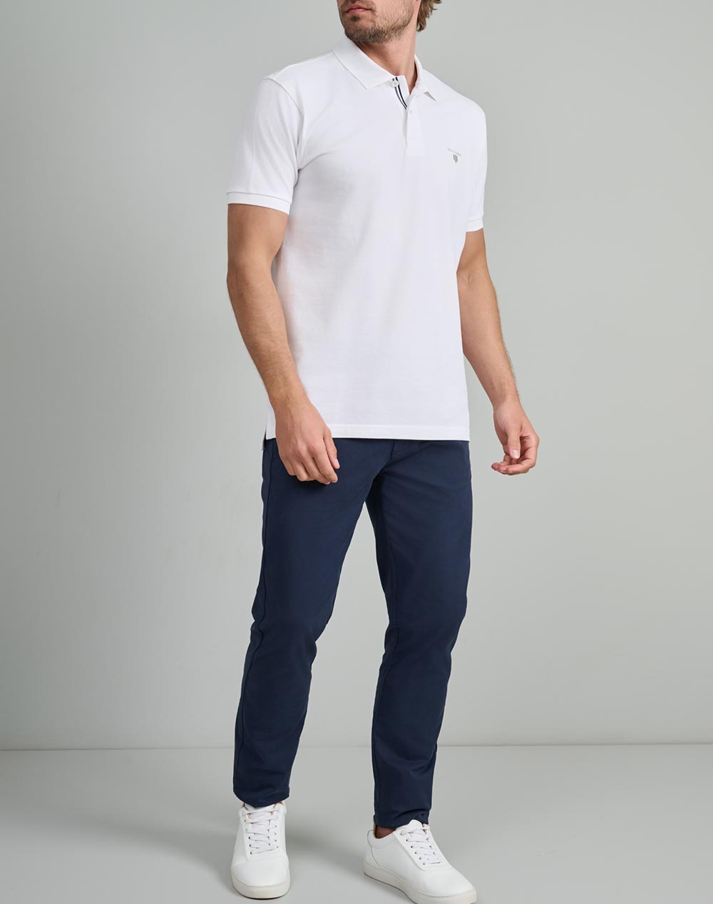 NAVY&GREEN BLUZA POLO