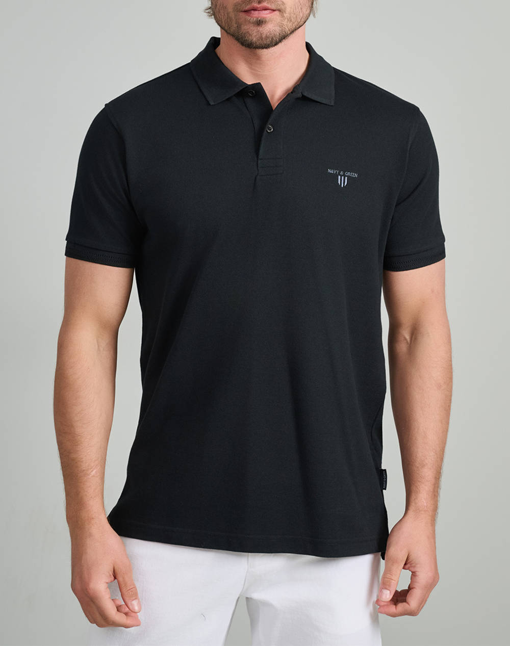 NAVY&GREEN BLUZA POLO, YOUNG LINE