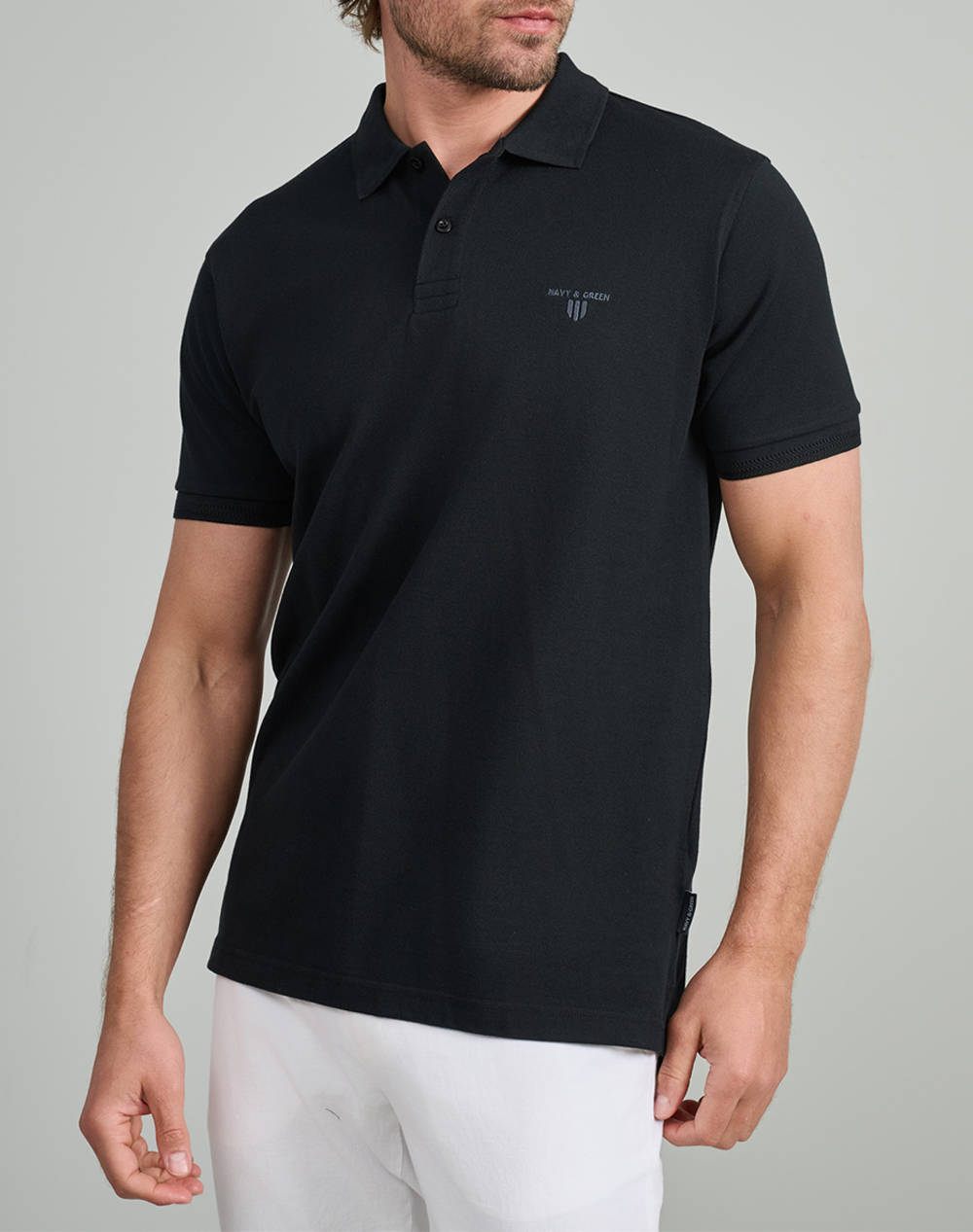 NAVY&GREEN BLUZA POLO, YOUNG LINE