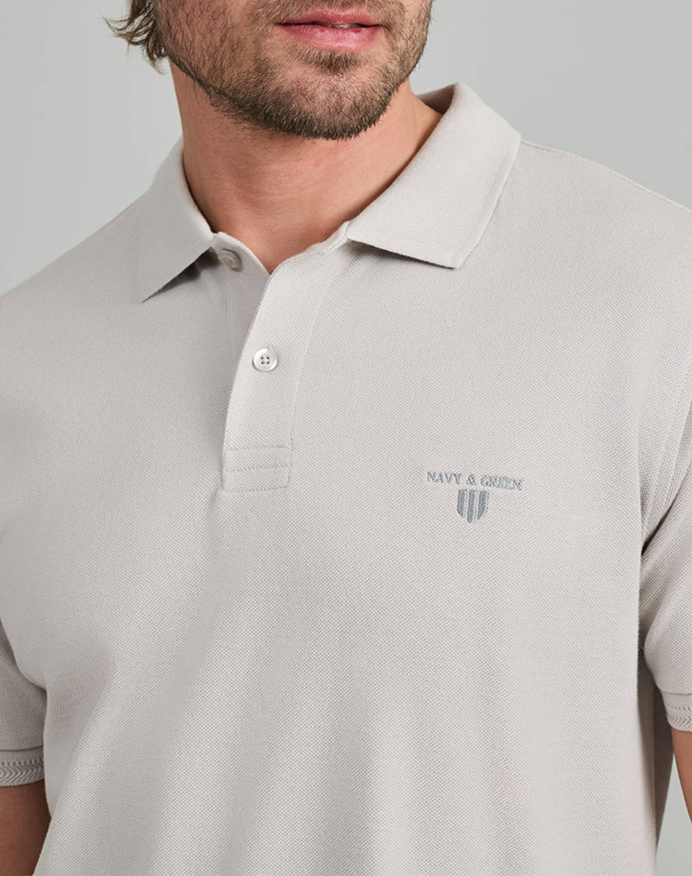 NAVY&GREEN BLUZA POLO, YOUNG LINE