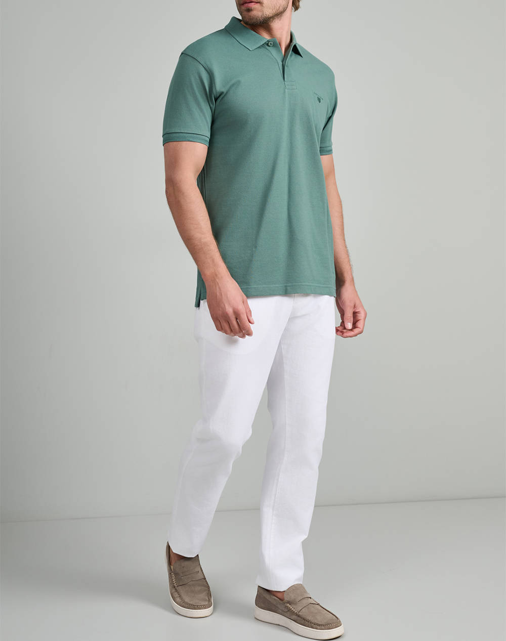 NAVY&GREEN BLUZA POLO, YOUNG LINE
