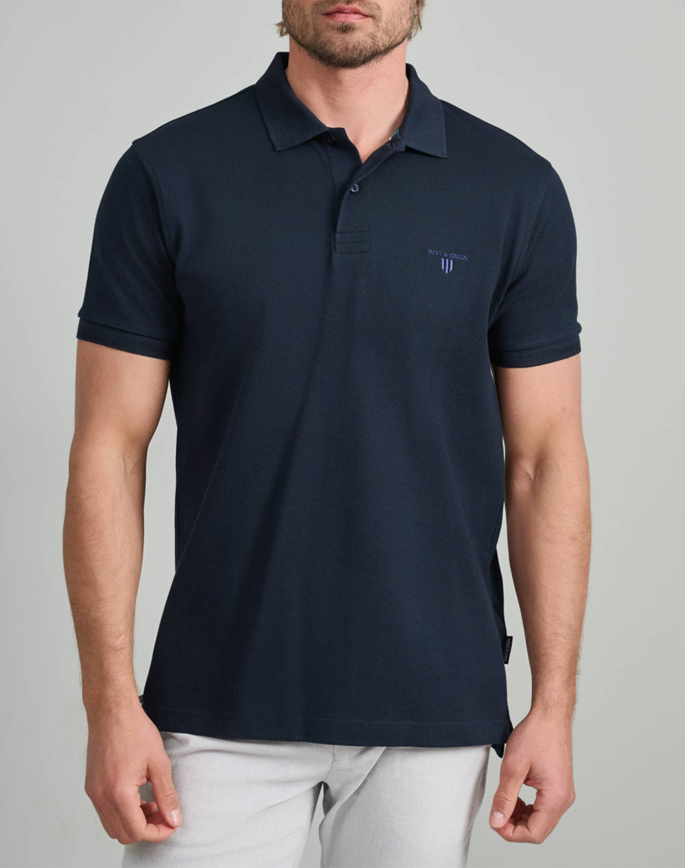 NAVY&GREEN BLUZA POLO, YOUNG LINE