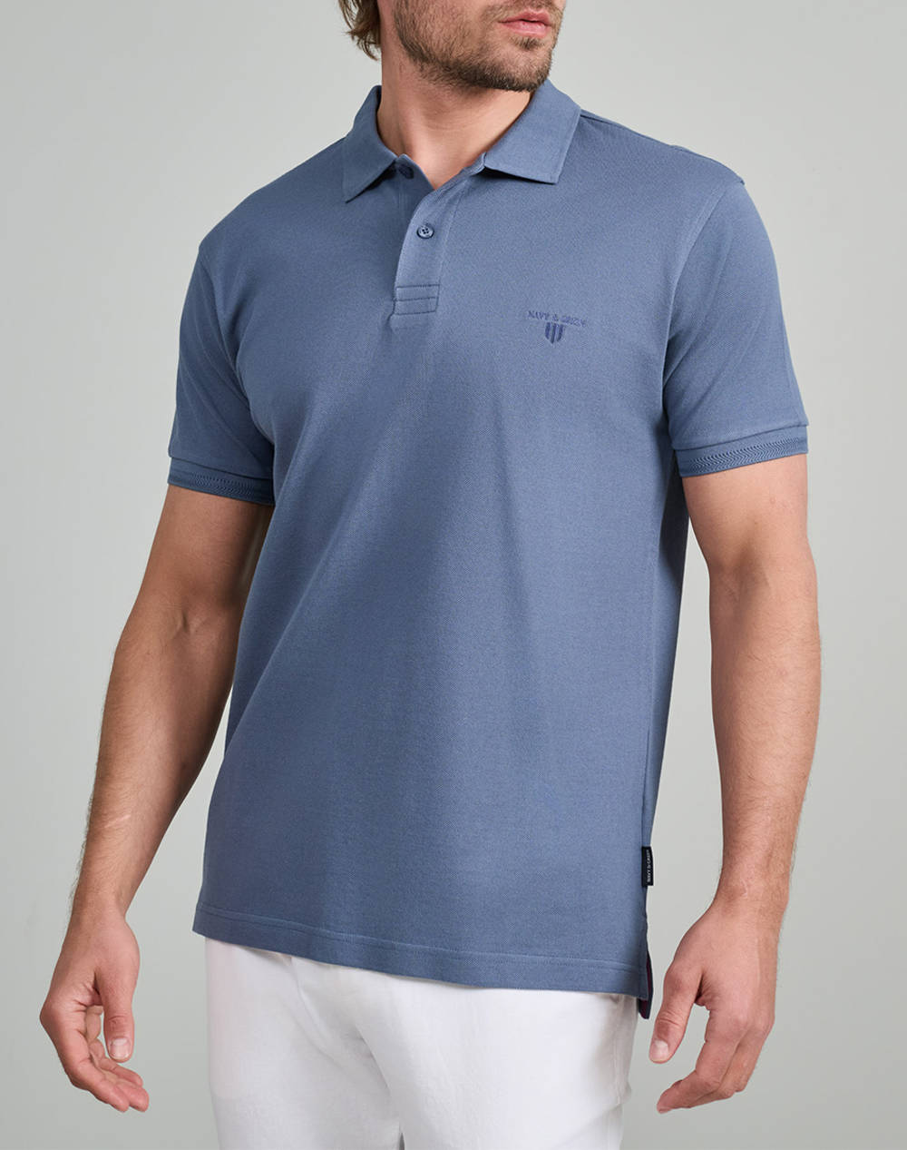 NAVY&GREEN BLUZA POLO, YOUNG LINE