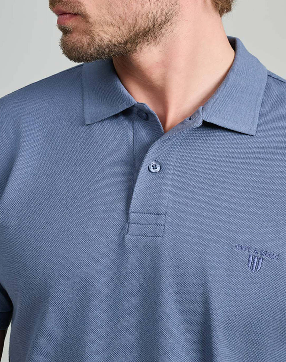 NAVY&GREEN BLUZA POLO, YOUNG LINE