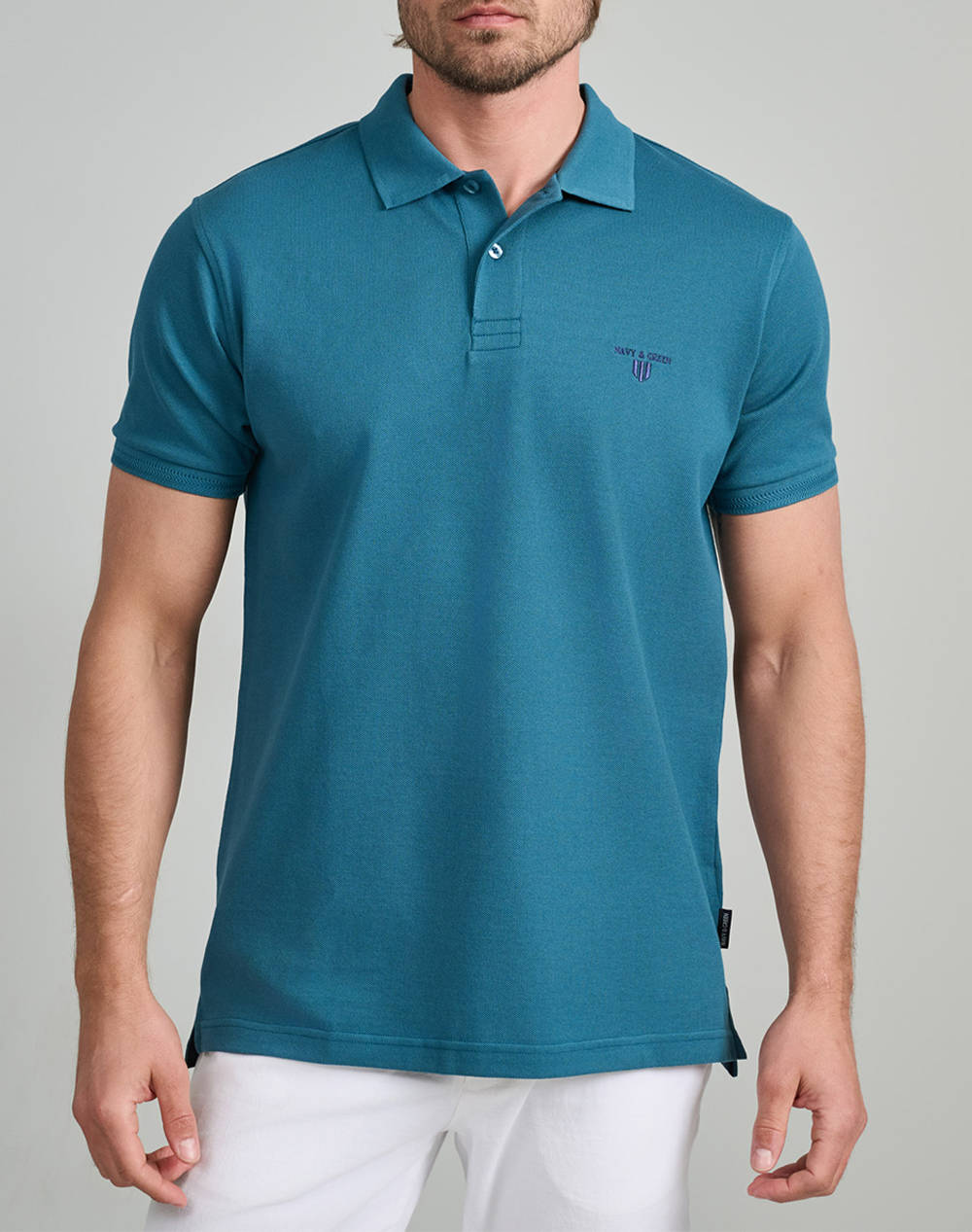 NAVY&GREEN BLUZA POLO, YOUNG LINE